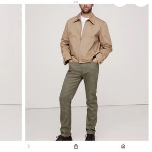 Banana Republic Factory Men’s Washwell Linen‎ Blend Slim Fit Pants